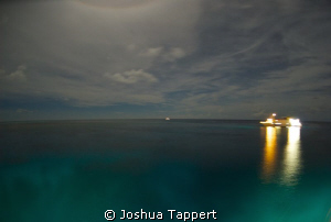 Moonlit night on the Azores by Joshua Tappert 